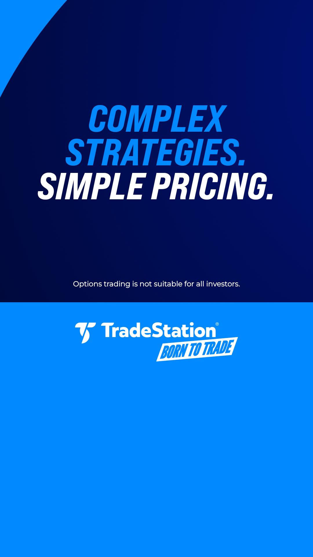 TradeStation Facebook ad