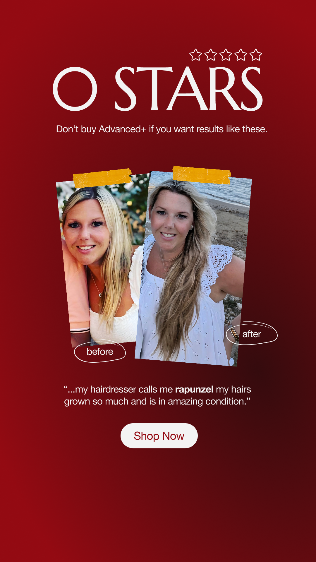 Hairburst Facebook ad