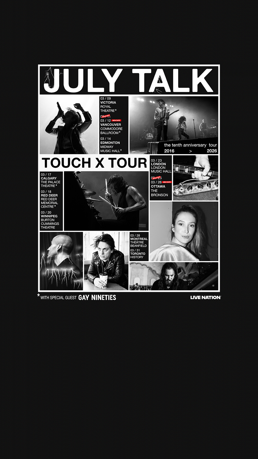 Live Nation British Columbia Facebook ad