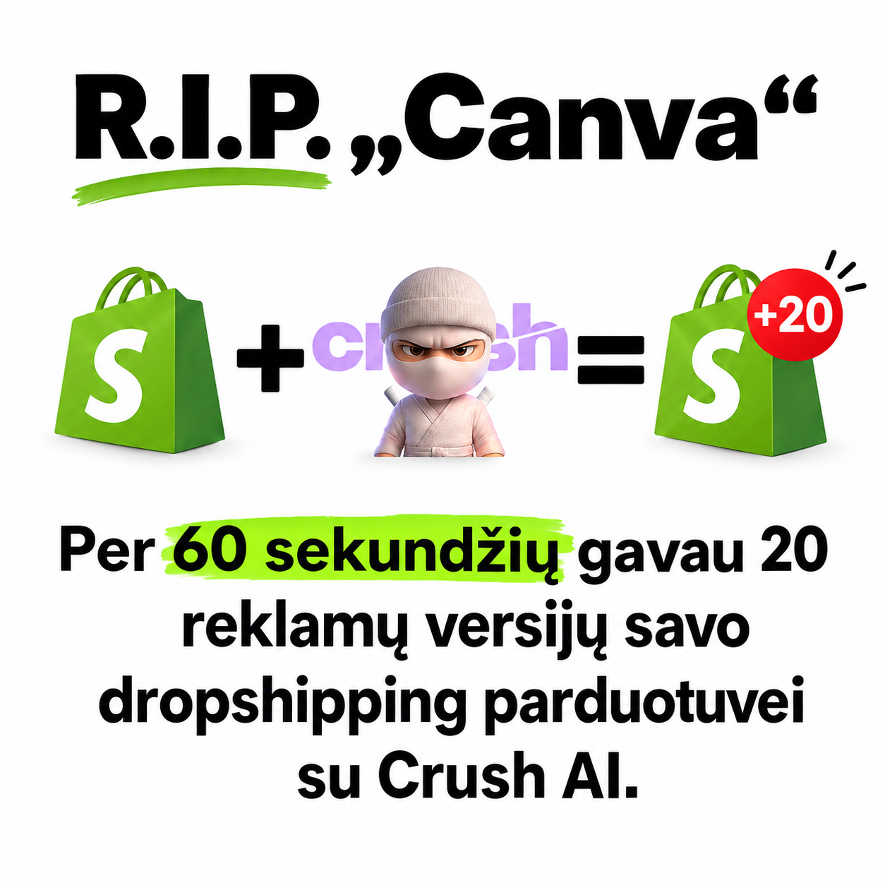 trycrush.ai Facebook ad