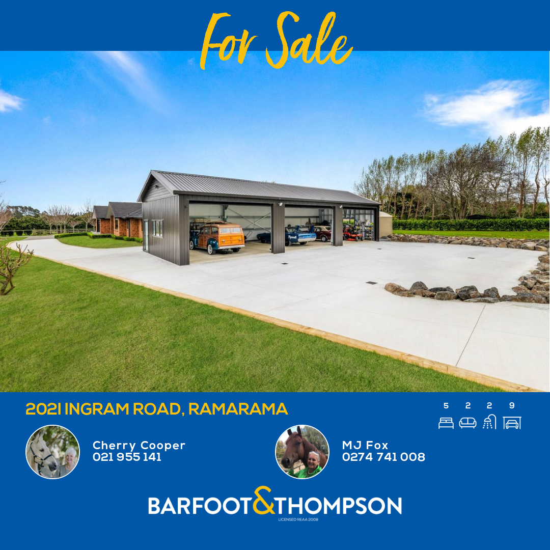 Barfoot and Thompson Papakura Facebook ad: 202I Ingram Road, Ramarama