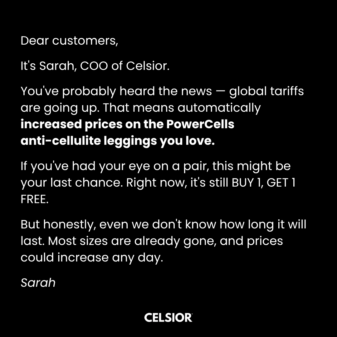 Celsior Facebook ad
