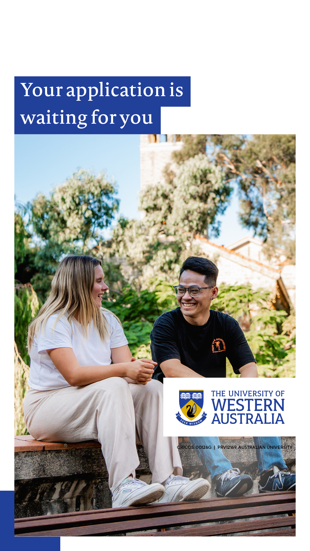 The University of Western Australia Facebook ad