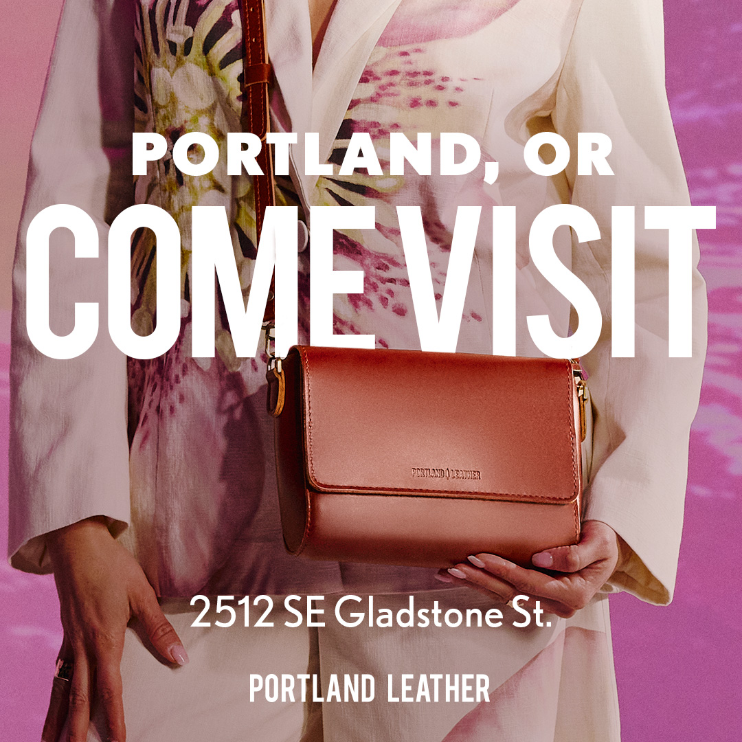 Portland Leather Goods Facebook ad: 2512 SE Gladstone St Portland, OR 97202