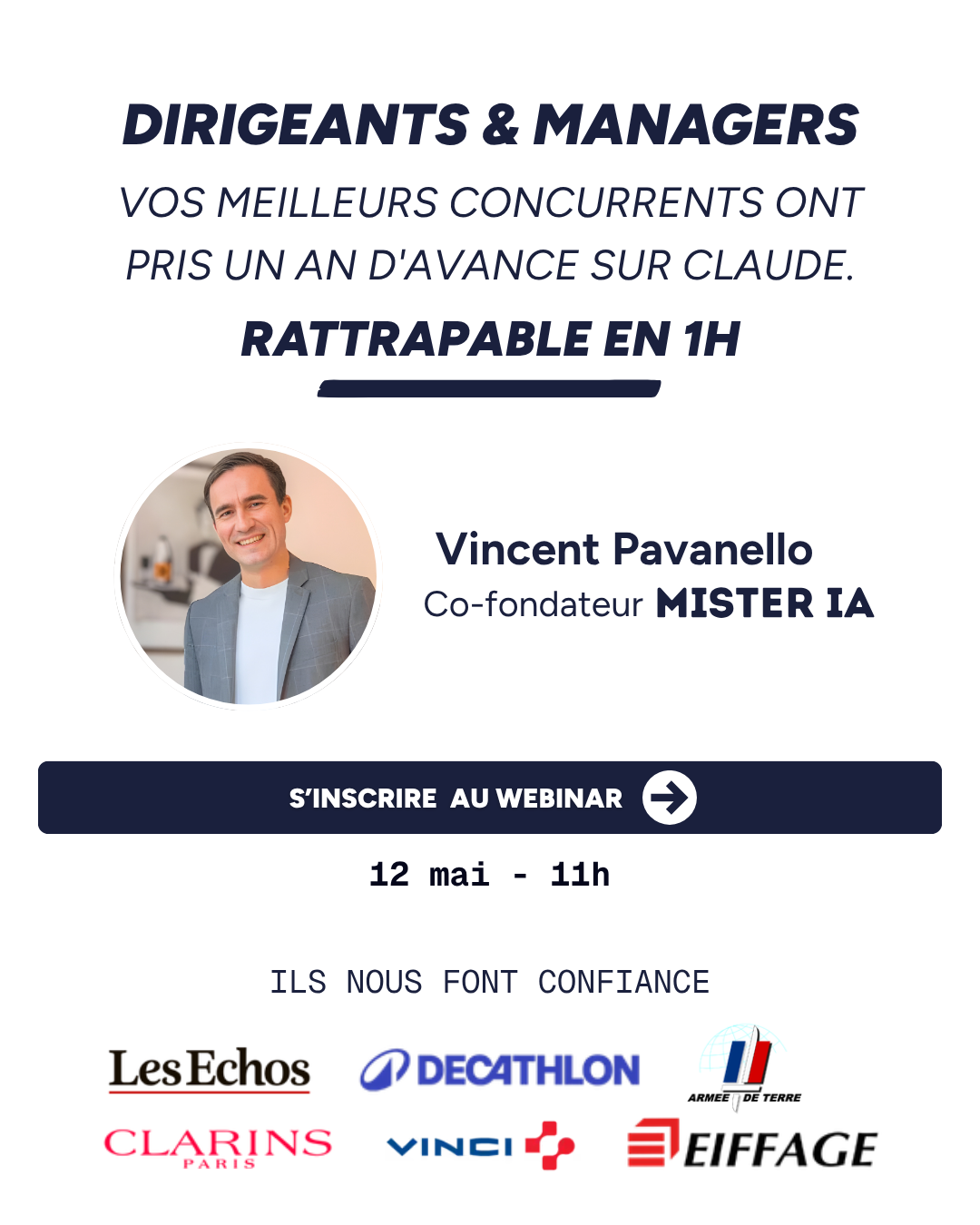 Mister IA Facebook ad: Claude en entreprise, en 2026