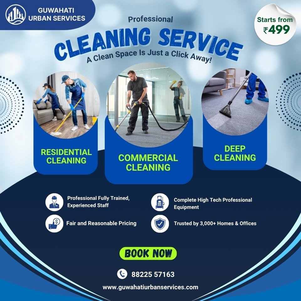 Guwahati Urban Services Facebook ad: Starting at ₹499