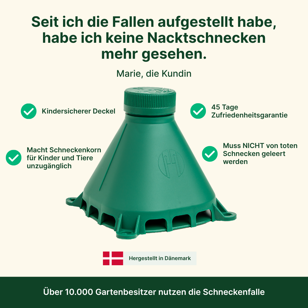 Die Schneckenfalle Facebook ad: So einfach richten Sie Ihre Schneckenfalle ein