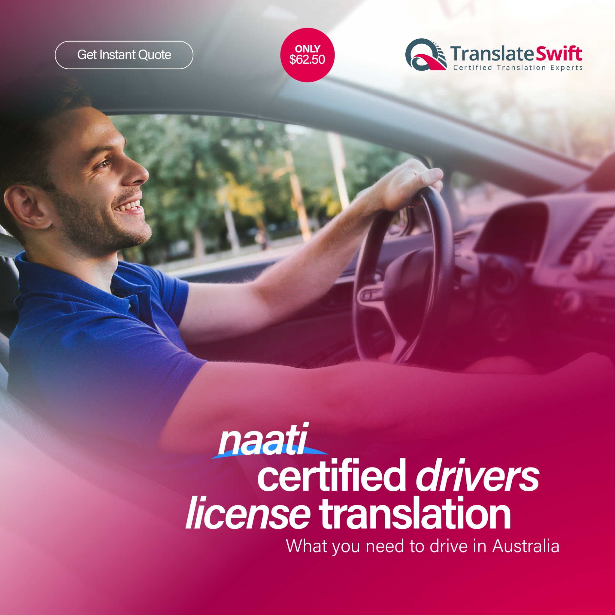 TranslateSwift Facebook ad: Certified Translations Within 12 Hours