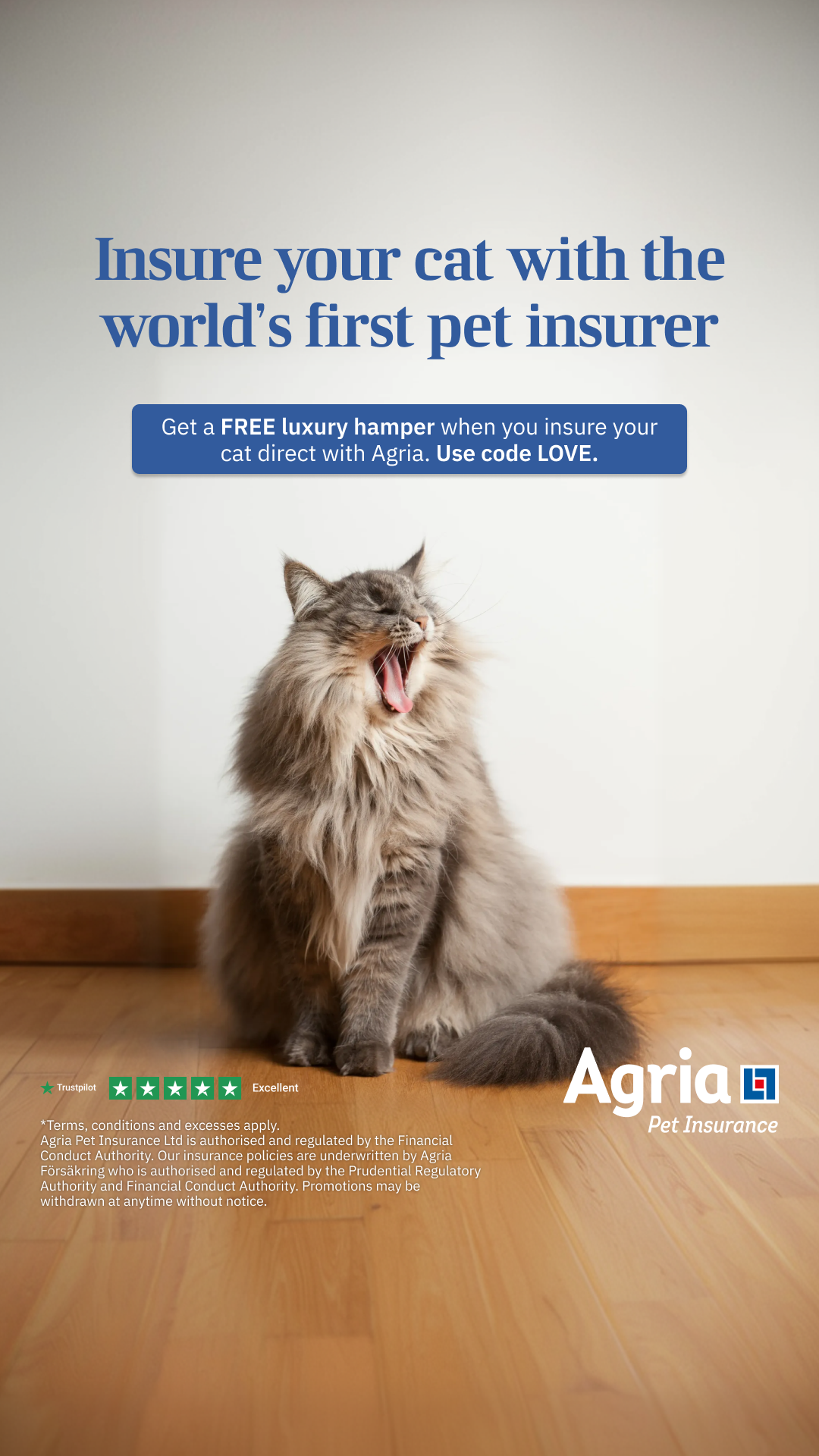 Agria Pet Insurance Facebook ad