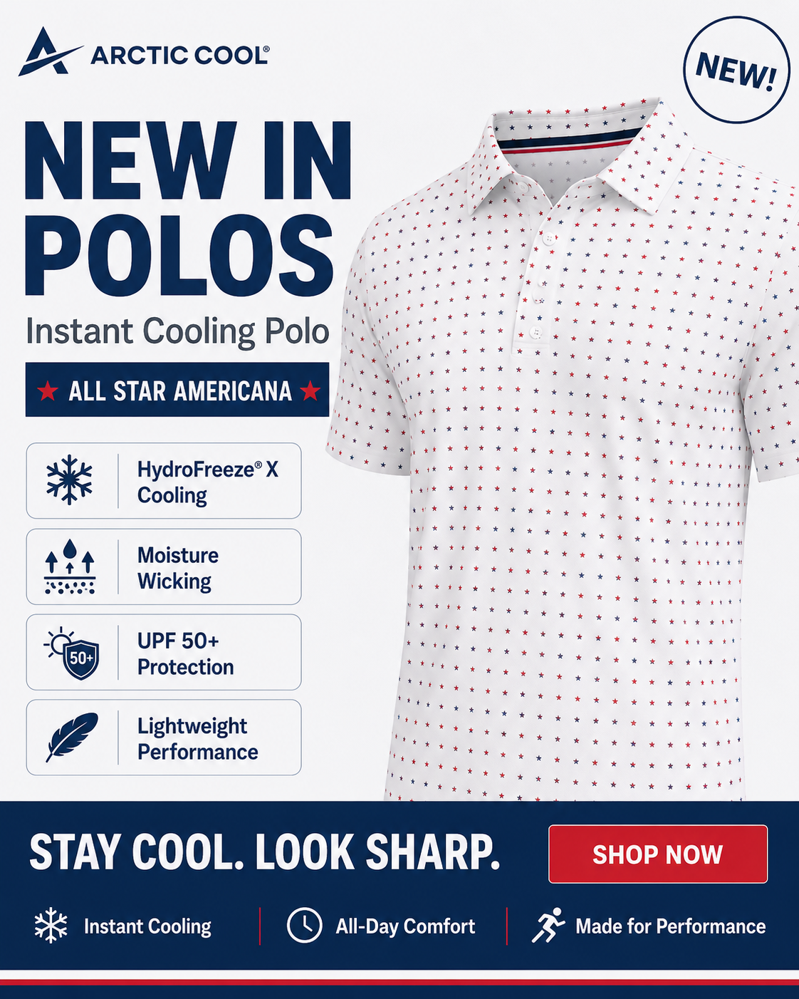 Arctic Cool Facebook ad