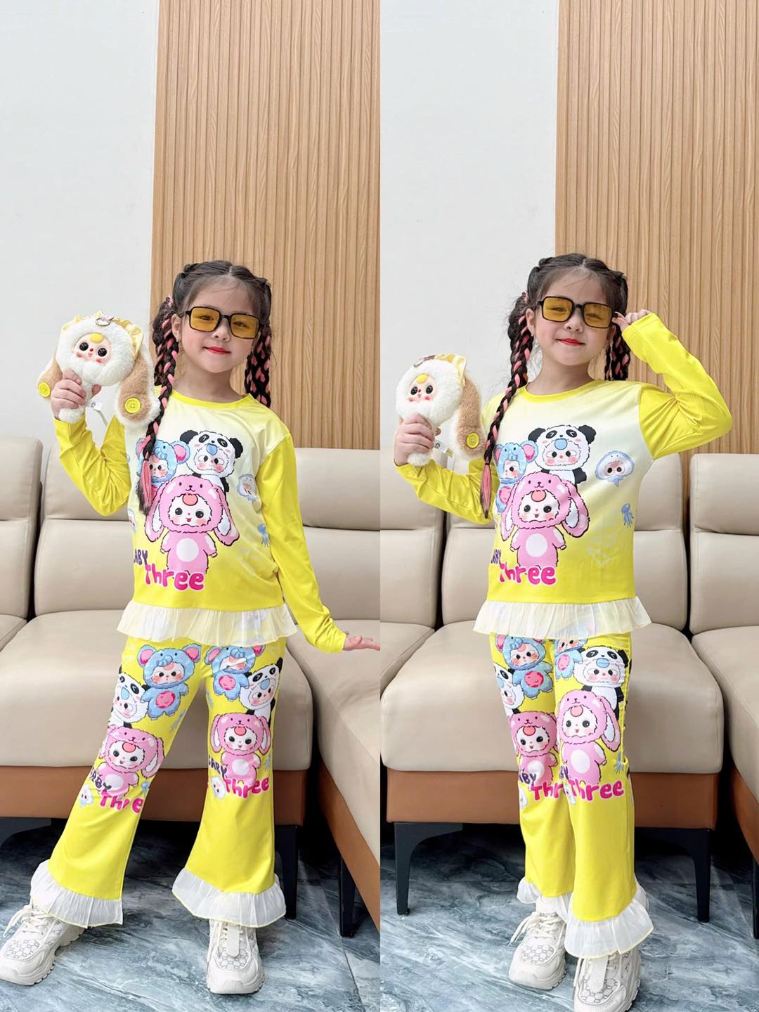 KIDs Store លក់សំលៀកបំពាក់ក្មេង Facebook ad: ប្រូម៉ូសិន1ឈុតចាប់ពី3$គ្រប់សាយ