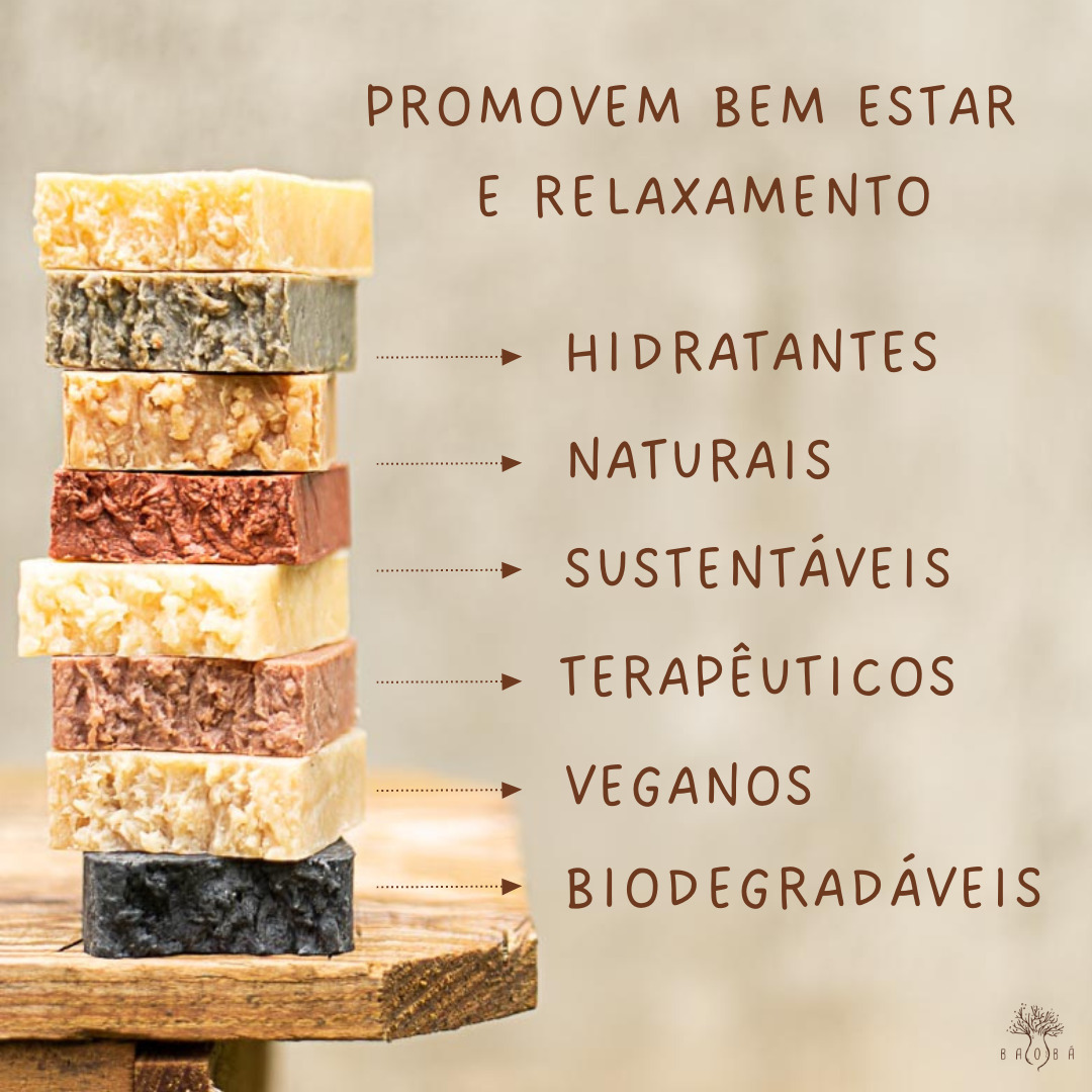 Baobá Saboaria Natural Facebook ad: Simples e natural, em sinergia com você e…