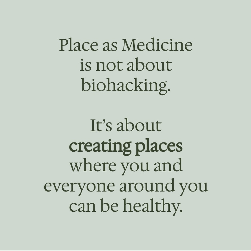 placeasmedicine Facebook ad: This thought came to me (surprisingly) after listening…