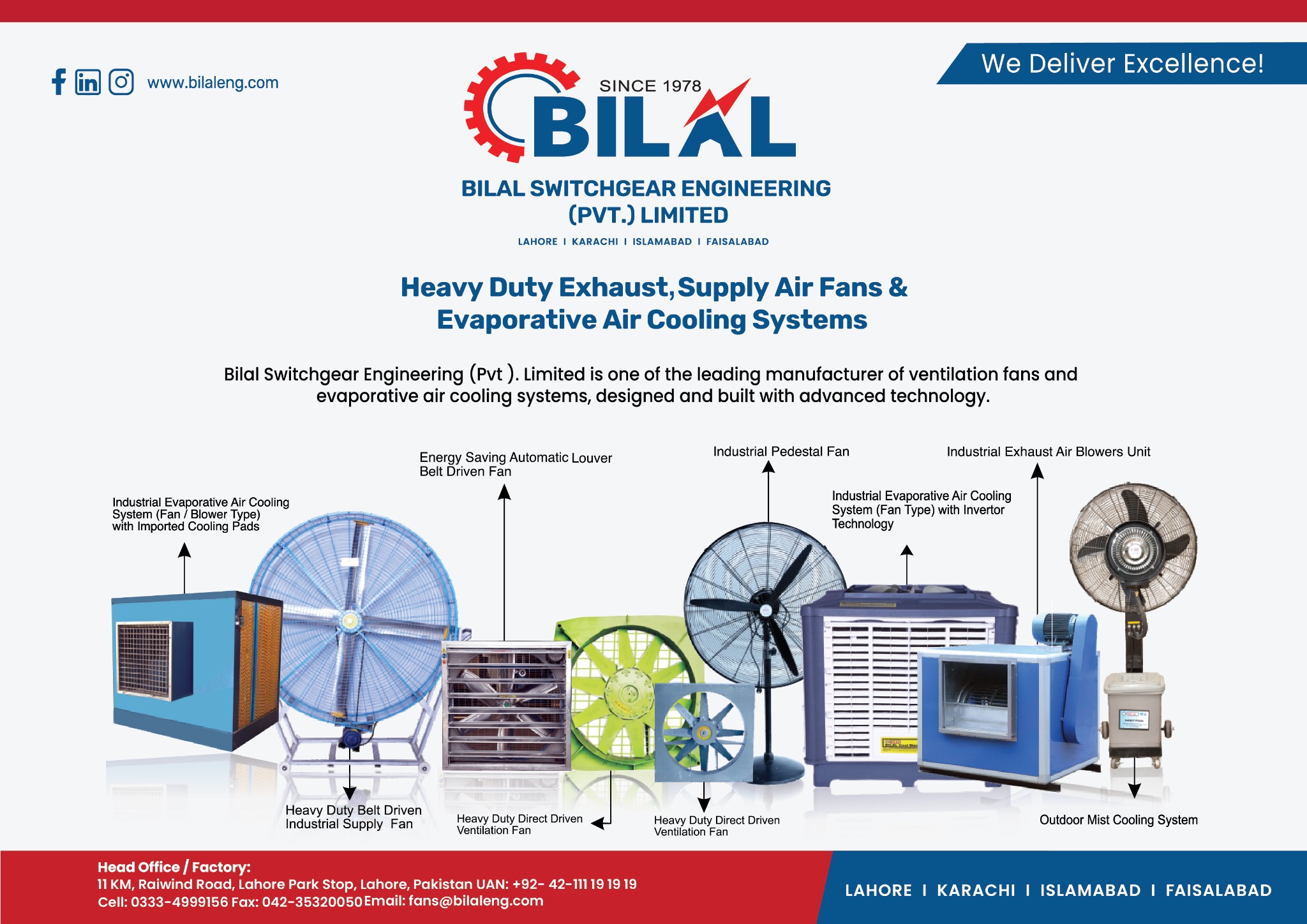 Bilal Switchgear Engineering Pvt - LTD. Facebook ad: Chat with us