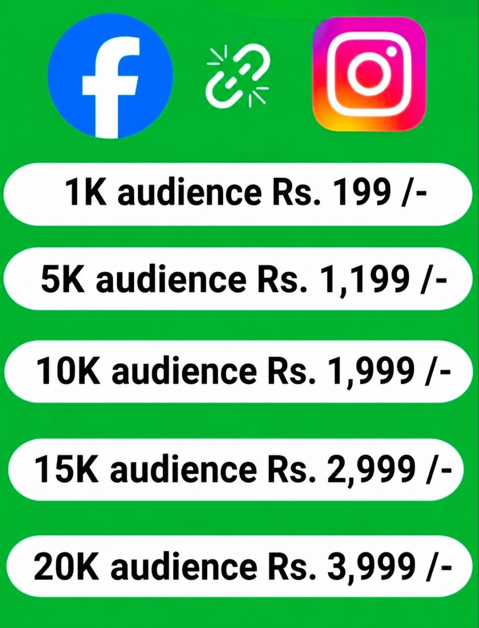 BIG BOSS Facebook ad: Facebook & Instagram Audience Promotion