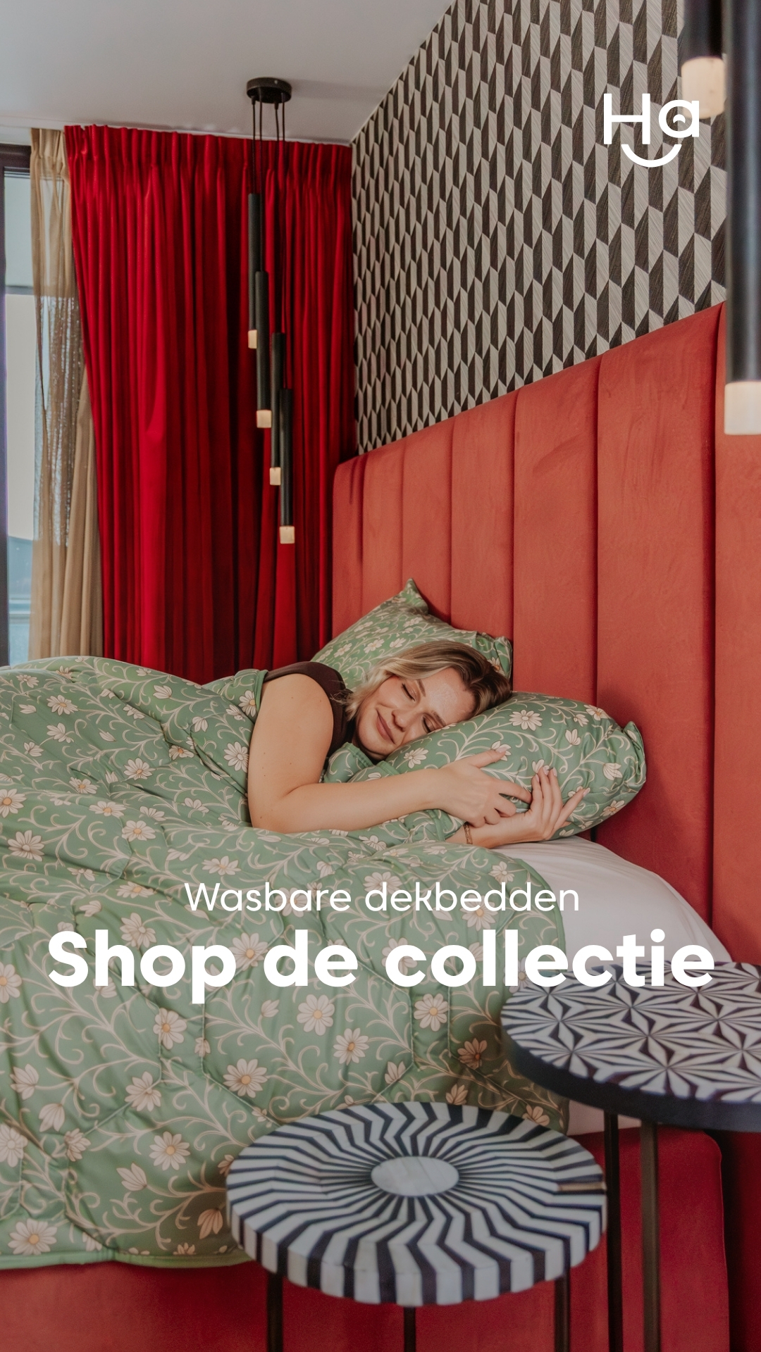 HappyBed Facebook ad
