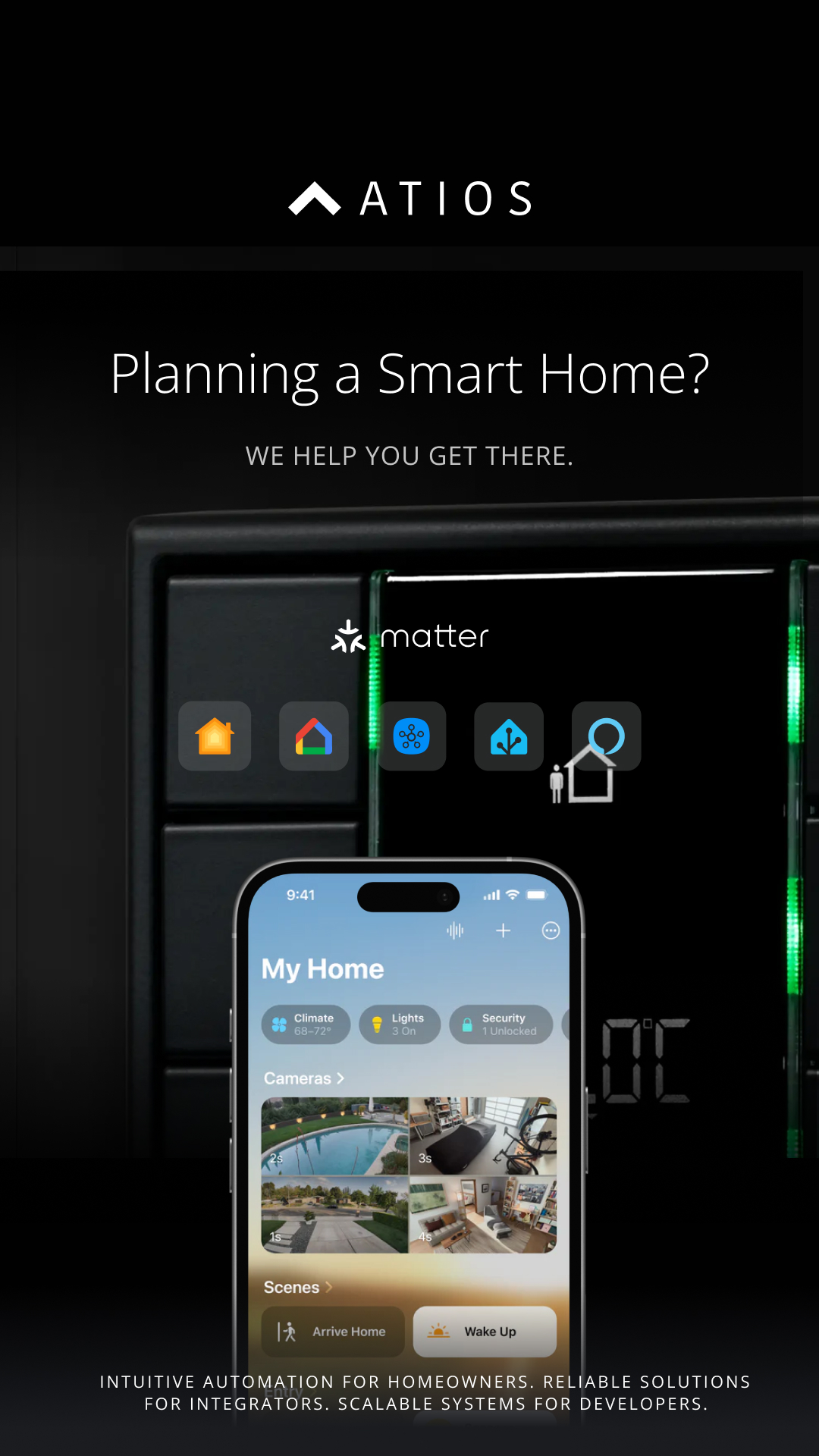Atios Facebook ad from Dec 7, 2025