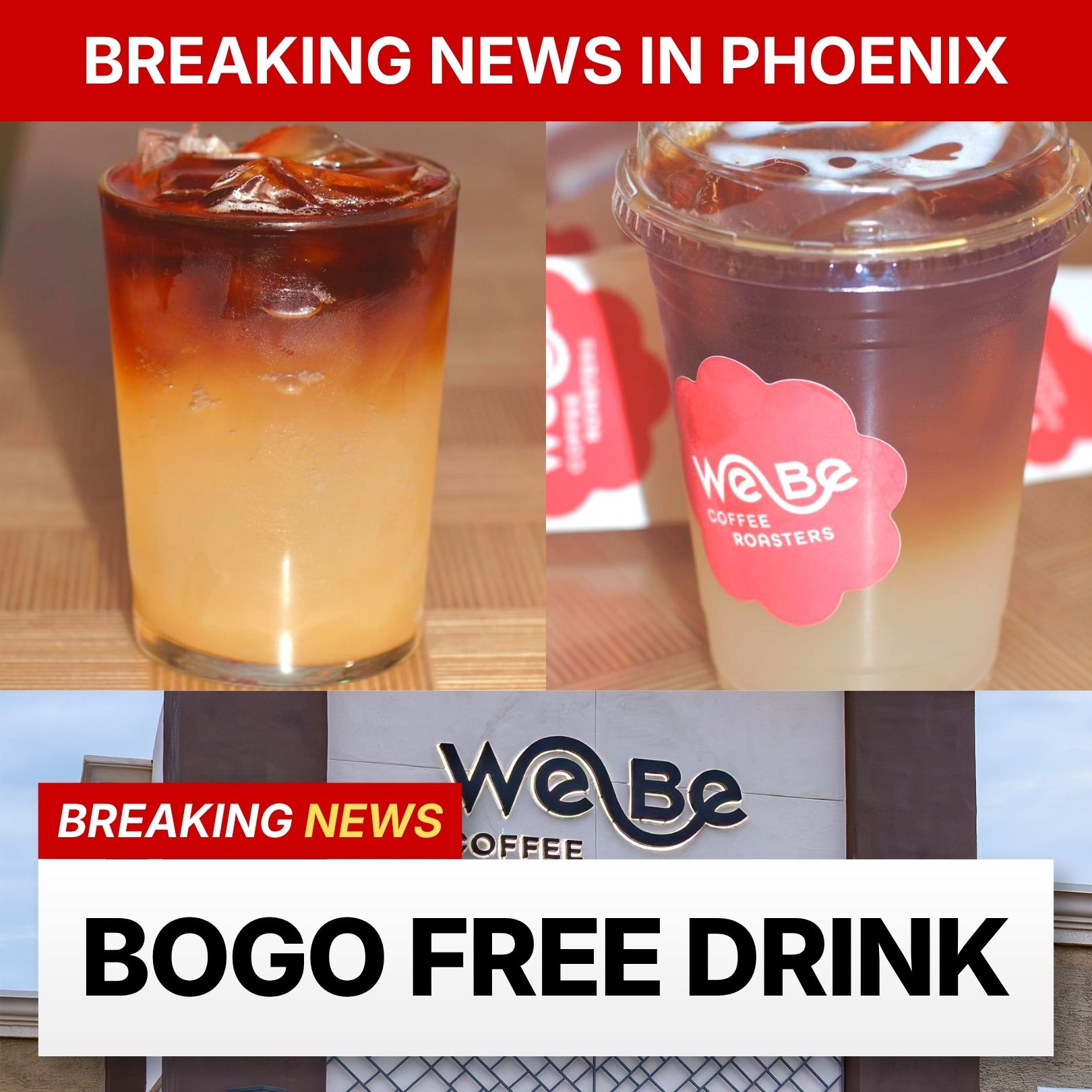 WeBe Coffee Roasters Facebook ad