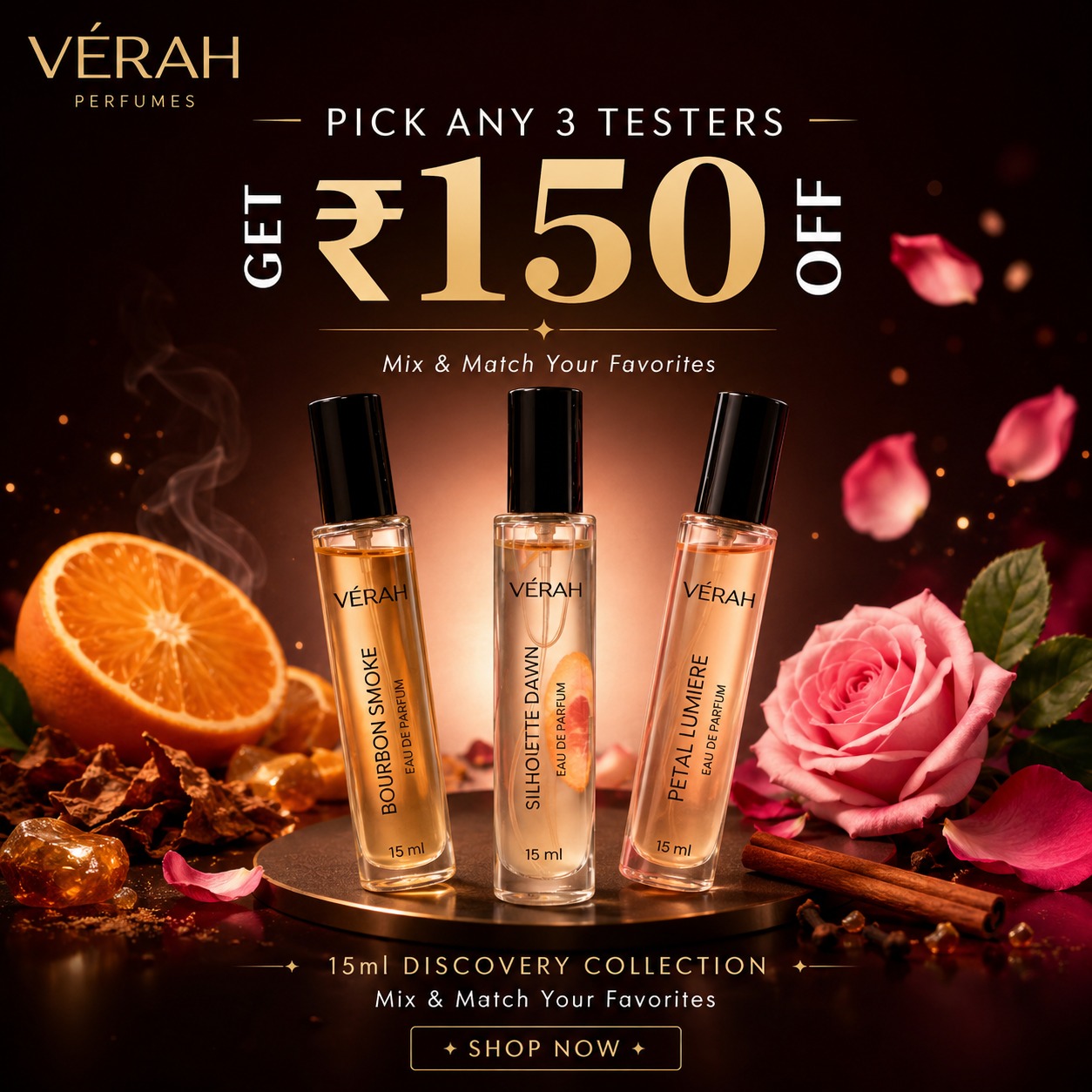 Verah Perfumes Facebook ad: Buy Long-Lasting Perfume Today