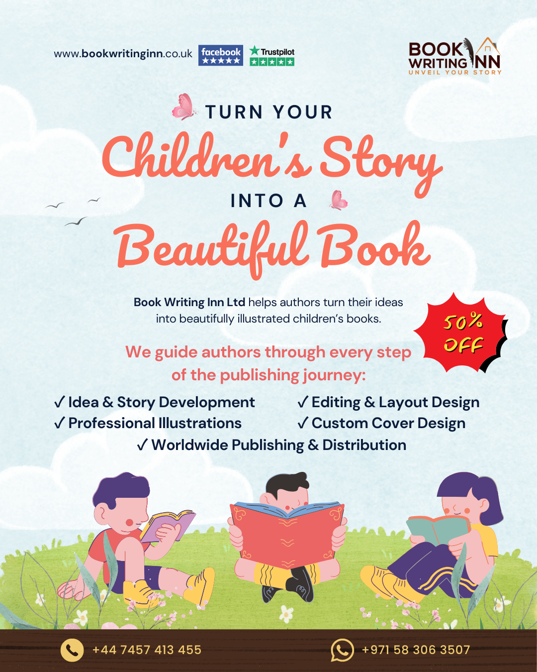Book Writing Inn Global LLC Facebook ad