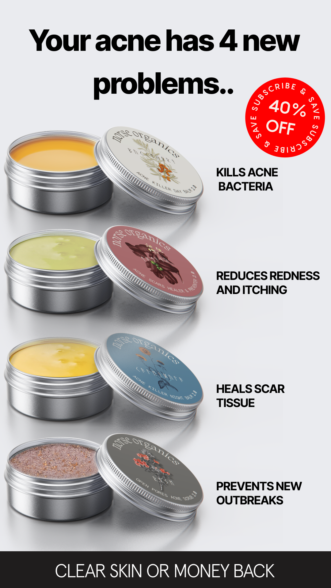 Norse Organics Facebook ad