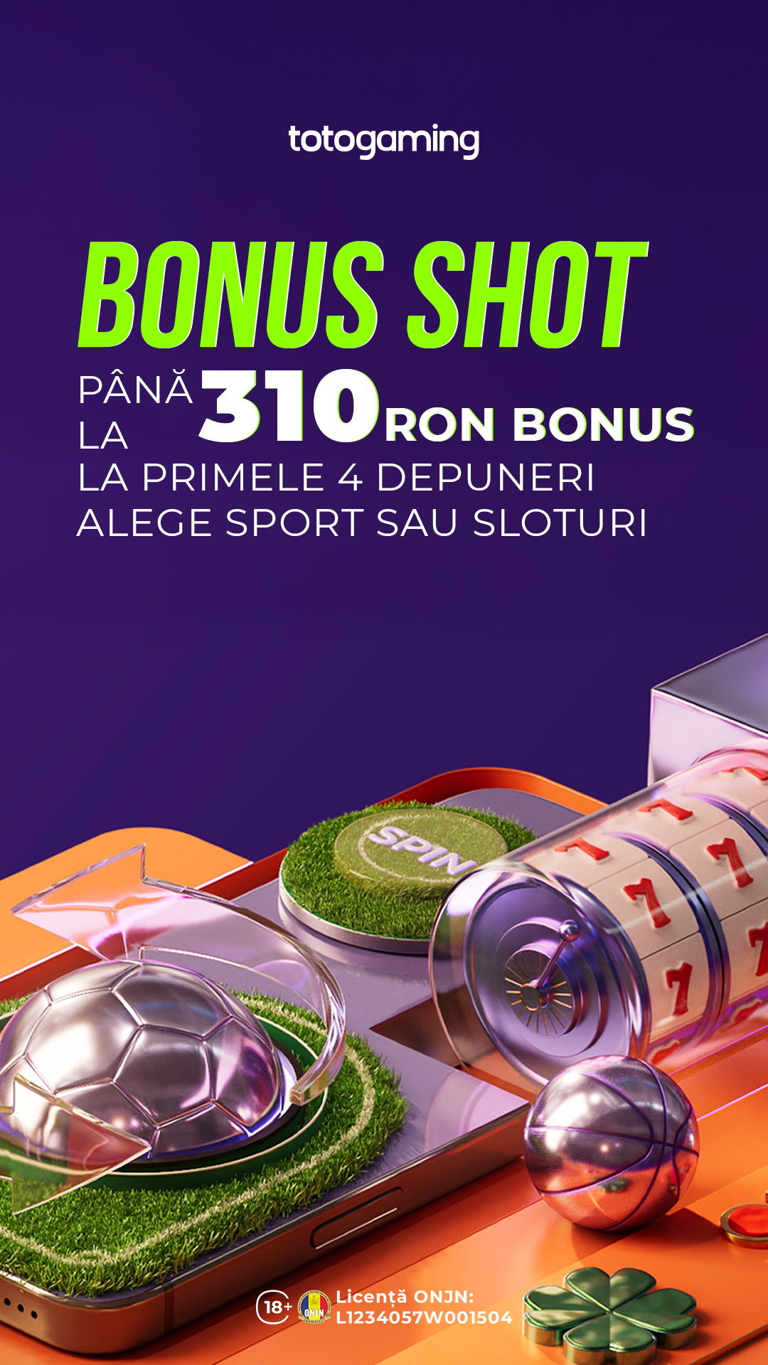 Totogaming Romania Facebook ad
