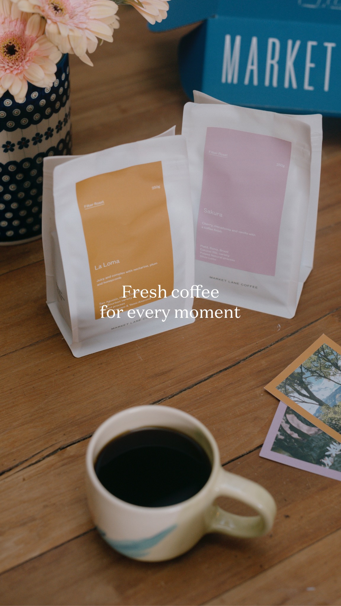 Market Lane Coffee Facebook ad