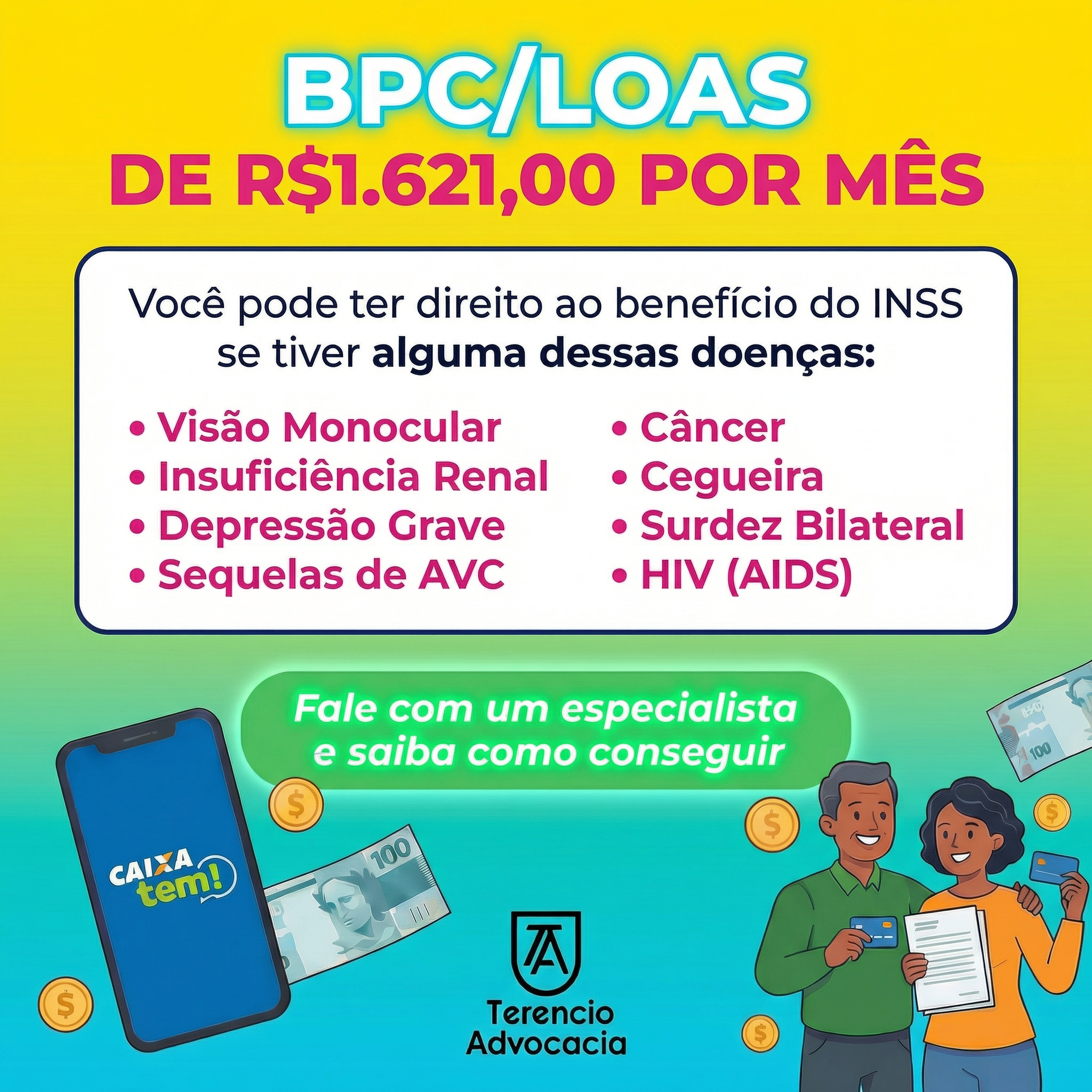 Previdenciário Terencio Adv Facebook ad: Online converse conosco