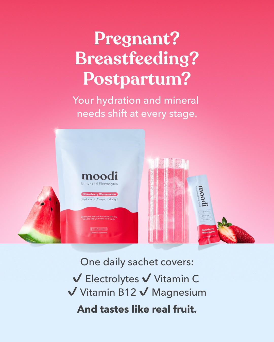 Moodi Facebook ad: Hydrate smarter
