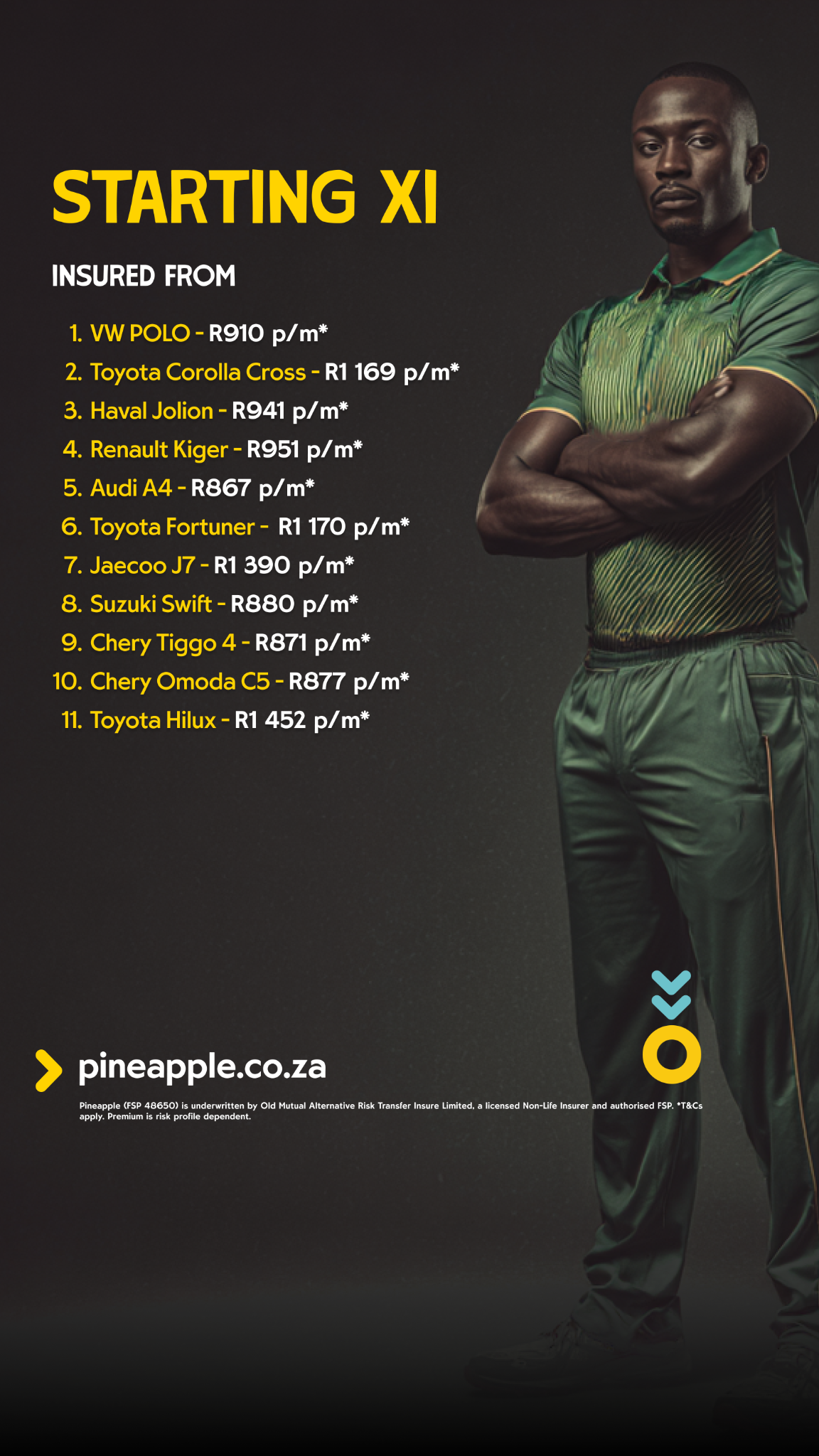 Pineapple Facebook ad