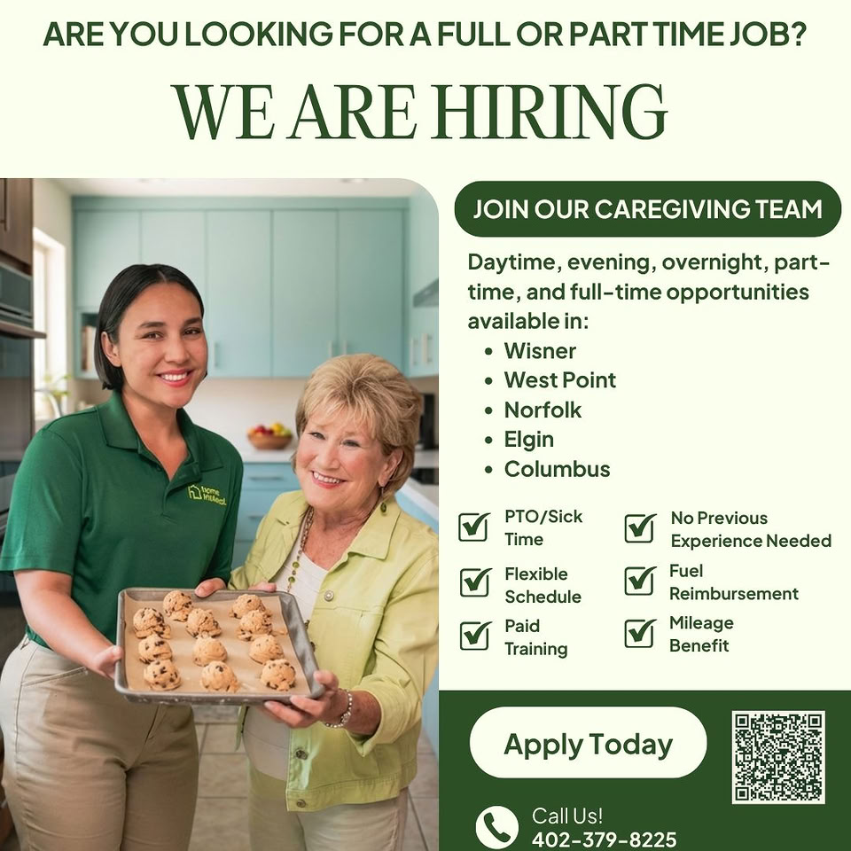 Home Instead Facebook ad: WE ARE HIRING