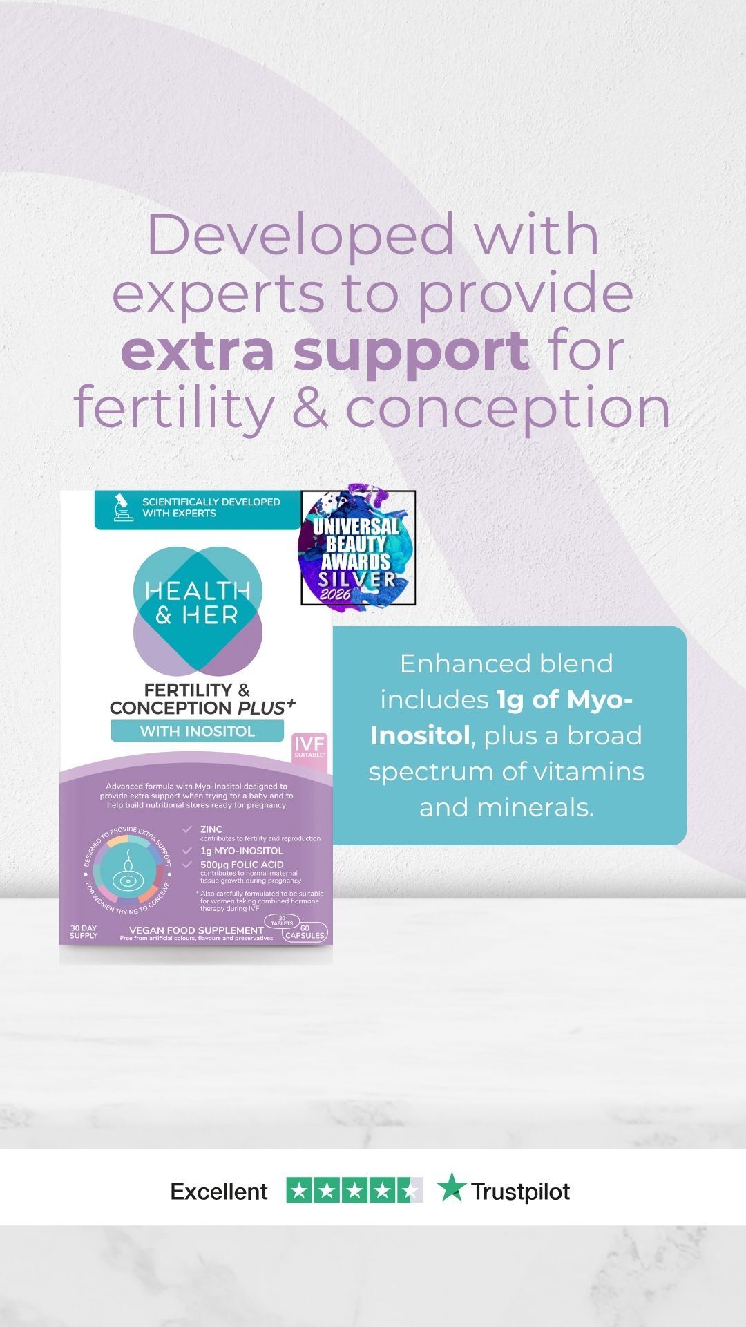 Health & Her Facebook ad