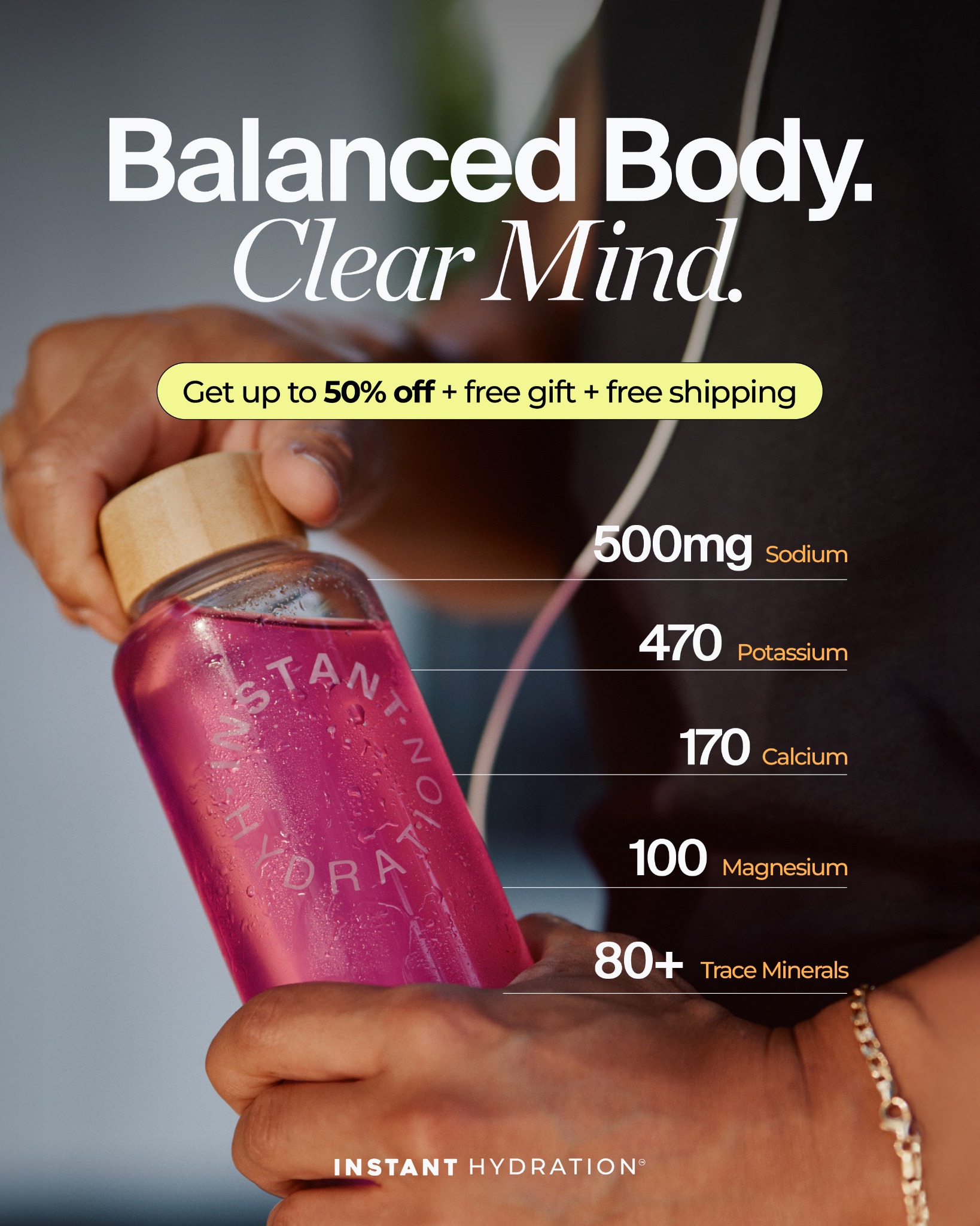 Instant Hydration Facebook ad