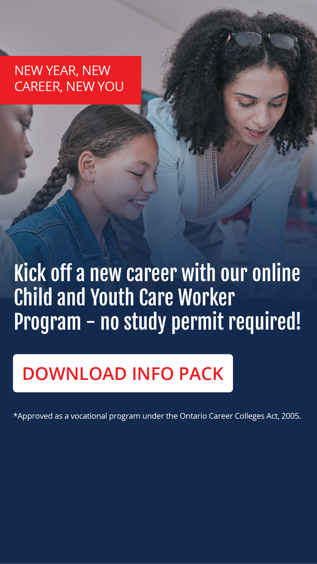 Alpha Career College Facebook ad
