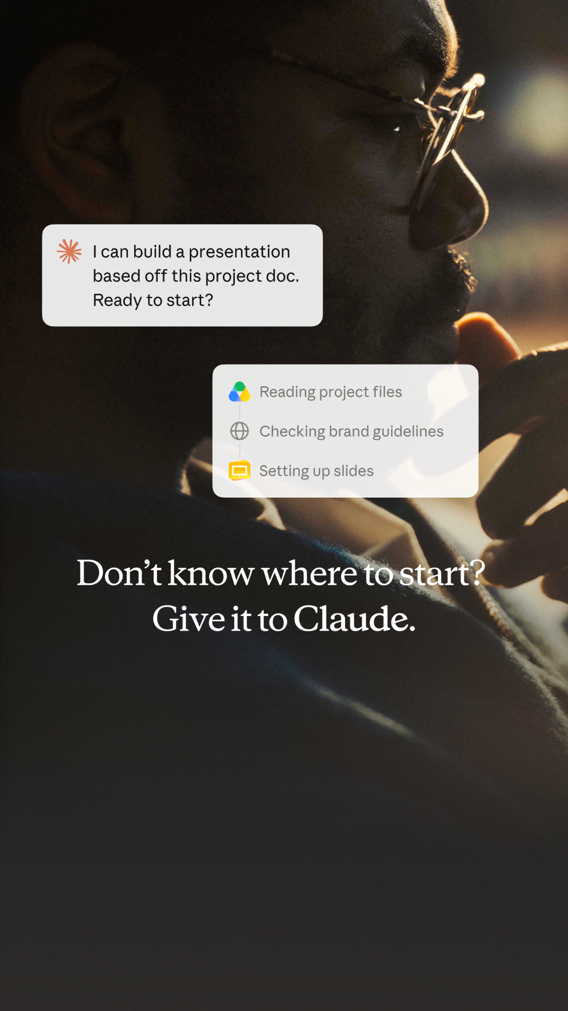 Claude Facebook ad: Try Claude