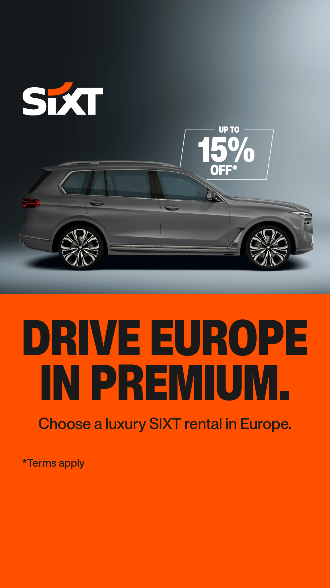Sixt Facebook ad