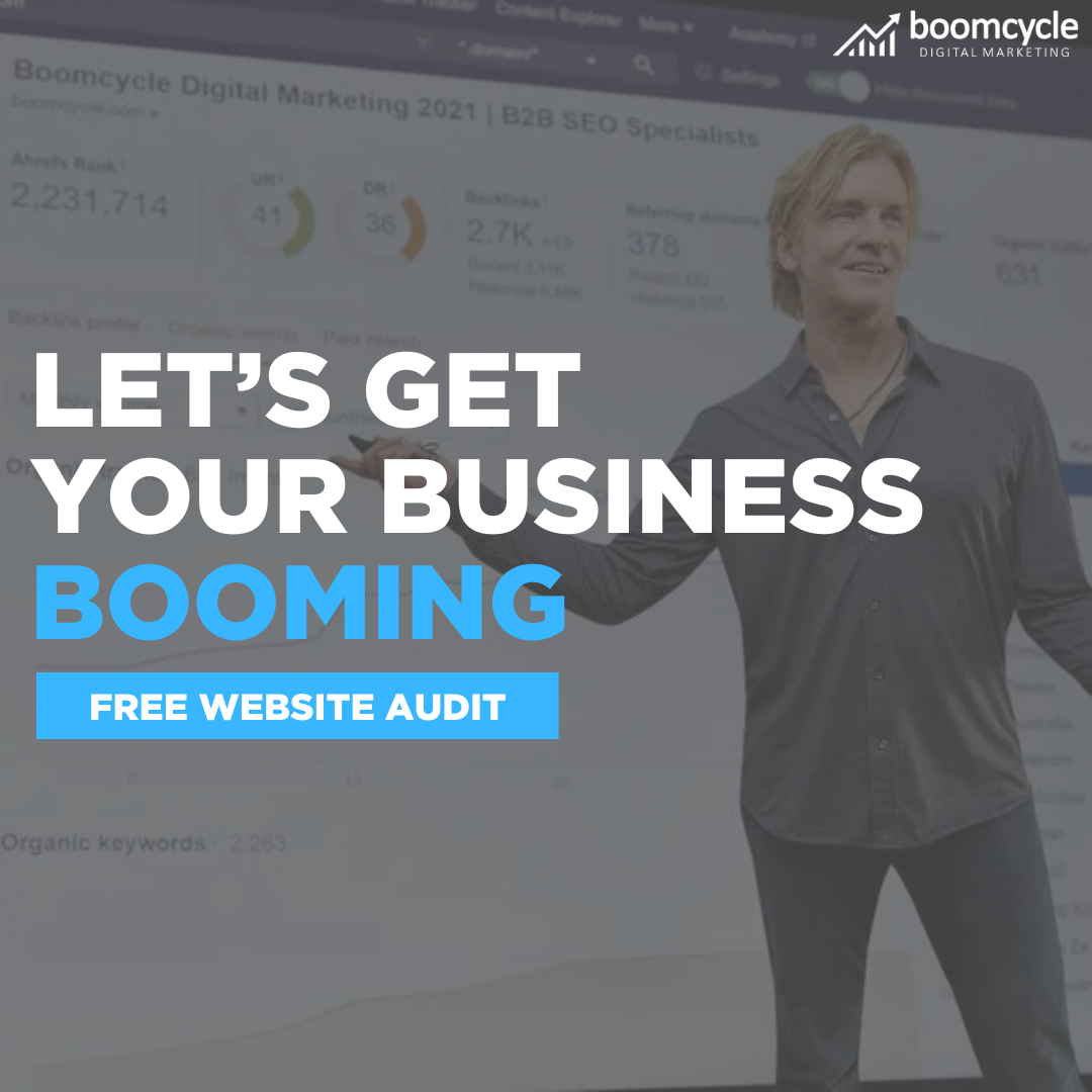 Boomcycle Digital Marketing Facebook ad: Schedule A Free Consultation.