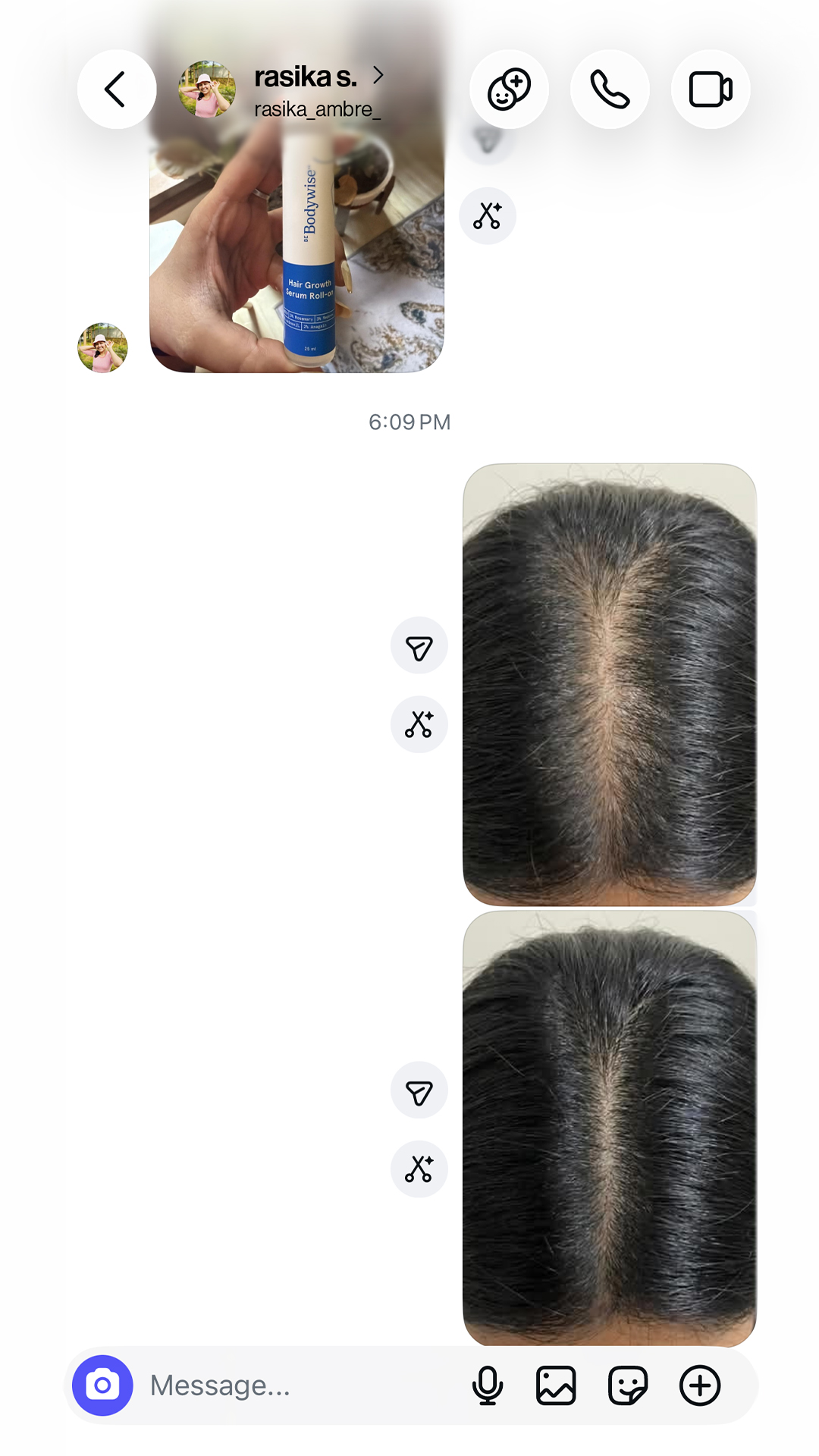 Be Bodywise Facebook ad: Get faster hair growth!