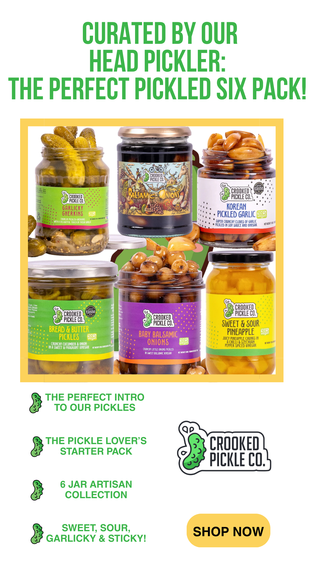 Crooked Pickle Co. Facebook ad from May 15, 2026