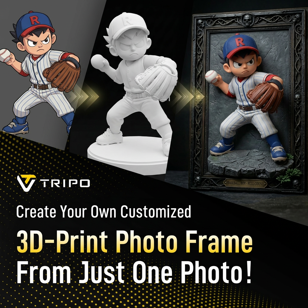 Tripo 3D Facebook ad