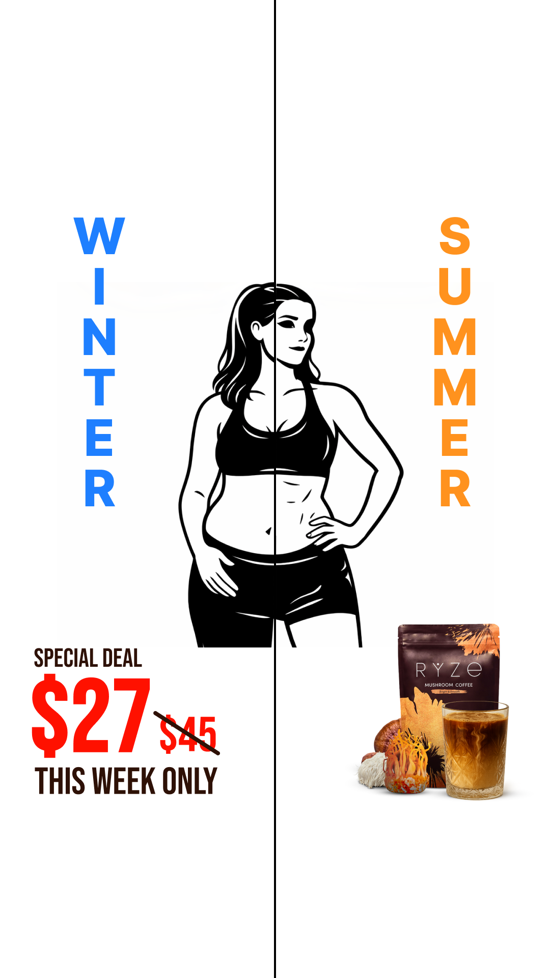 RYZE Superfoods Facebook ad
