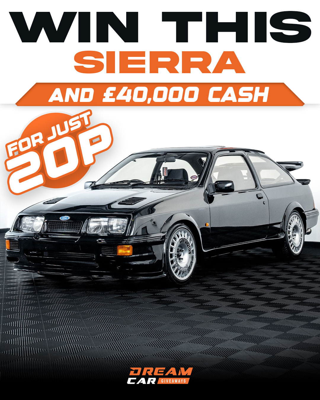 Dream Car Giveaways Facebook ad