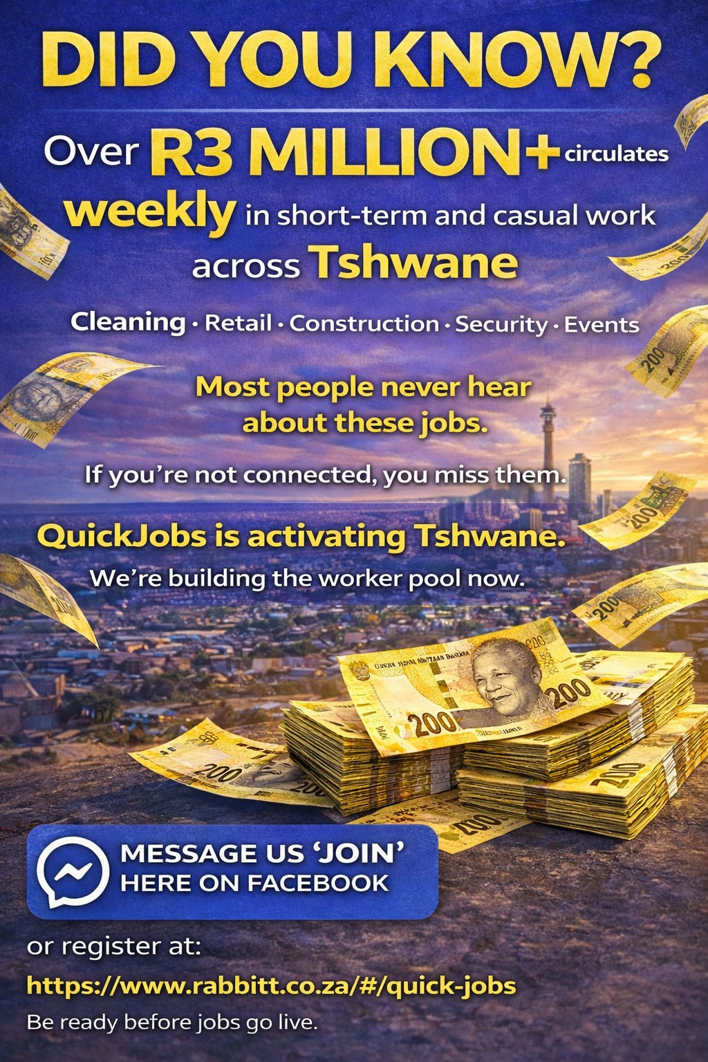 Rabbitt Facebook ad: TSHWANE