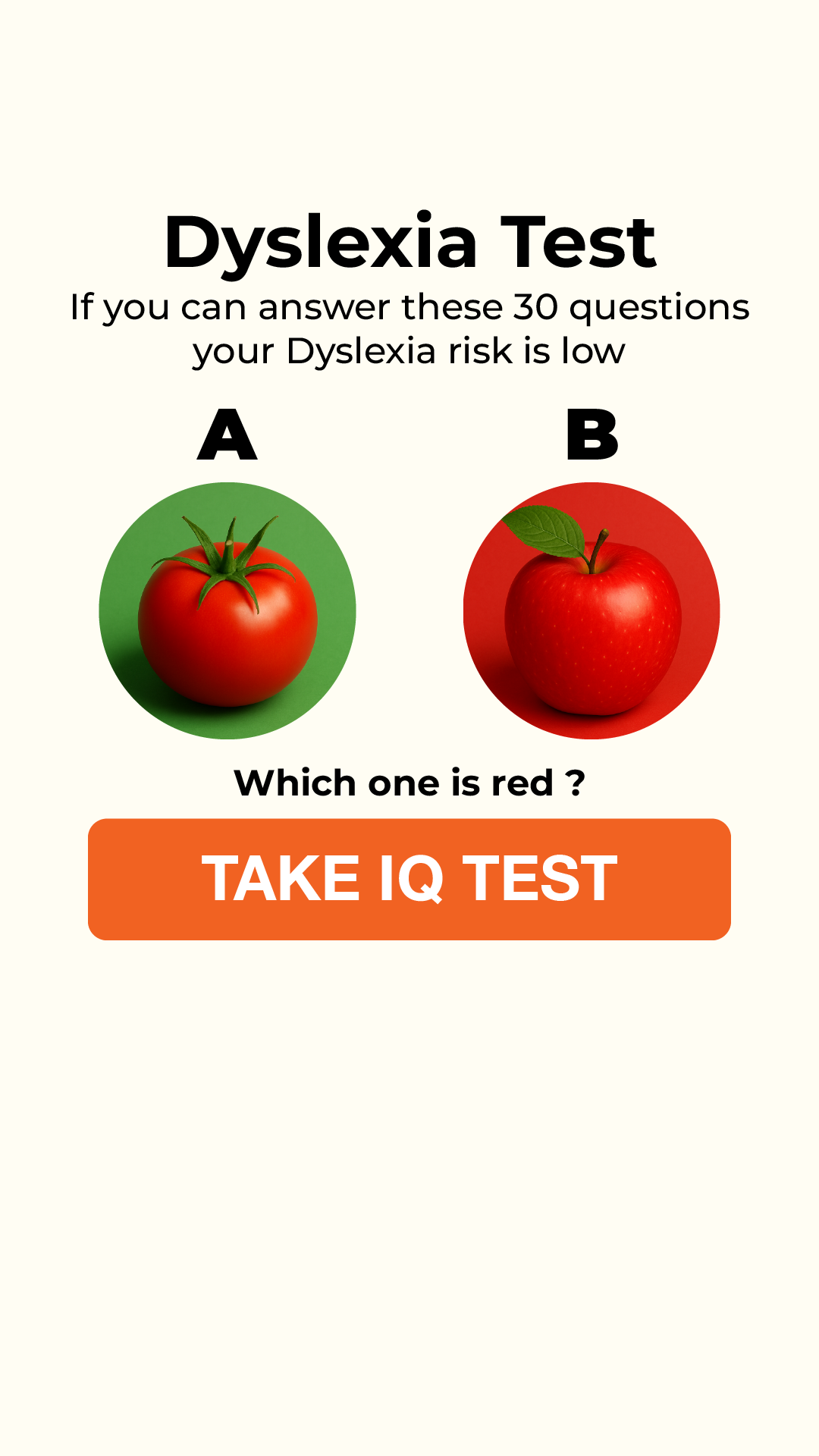 My IQ Facebook ad