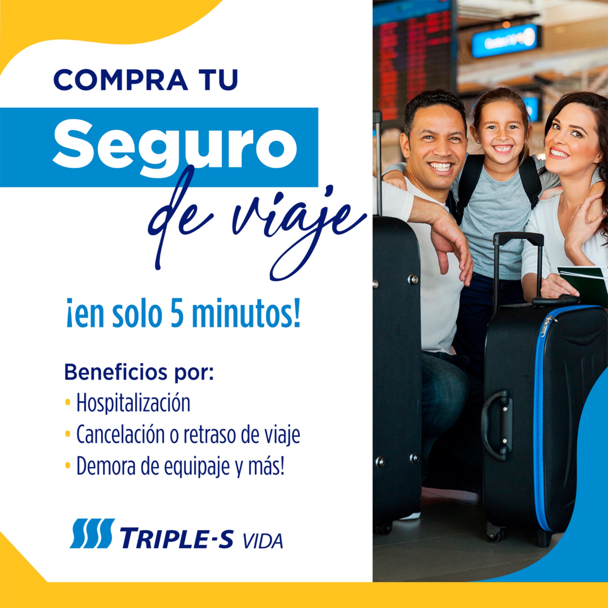 Avanza Insurance Facebook ad: Cotiza tu seguro de viaje