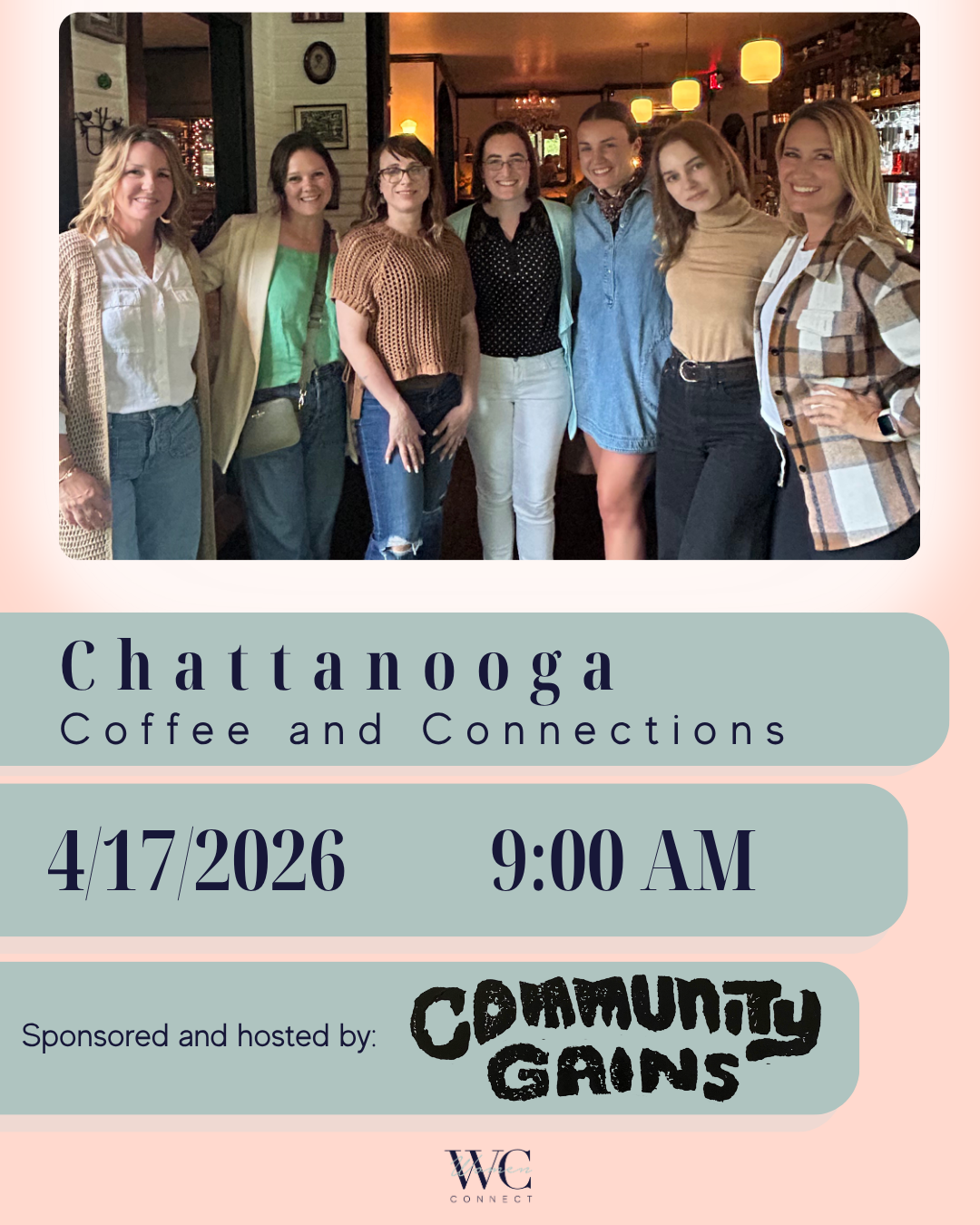Women Connect Facebook ad: Join us for new connections!