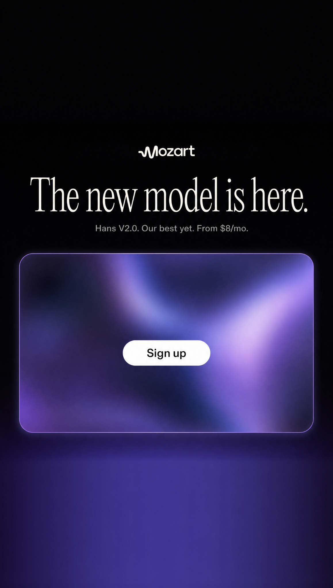 Mozart Music Facebook ad