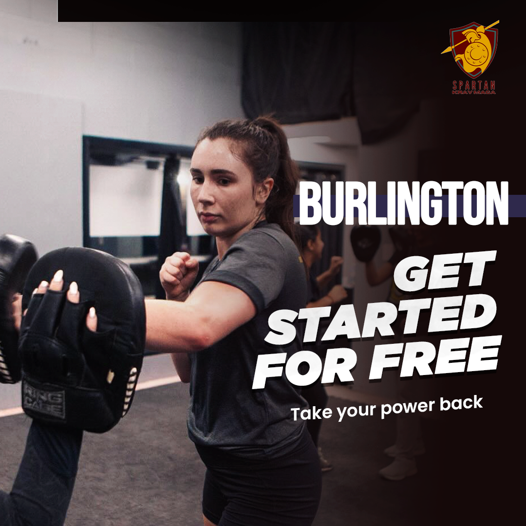 Spartan Krav Maga Facebook ad: Train Smarter. Feel Safer.