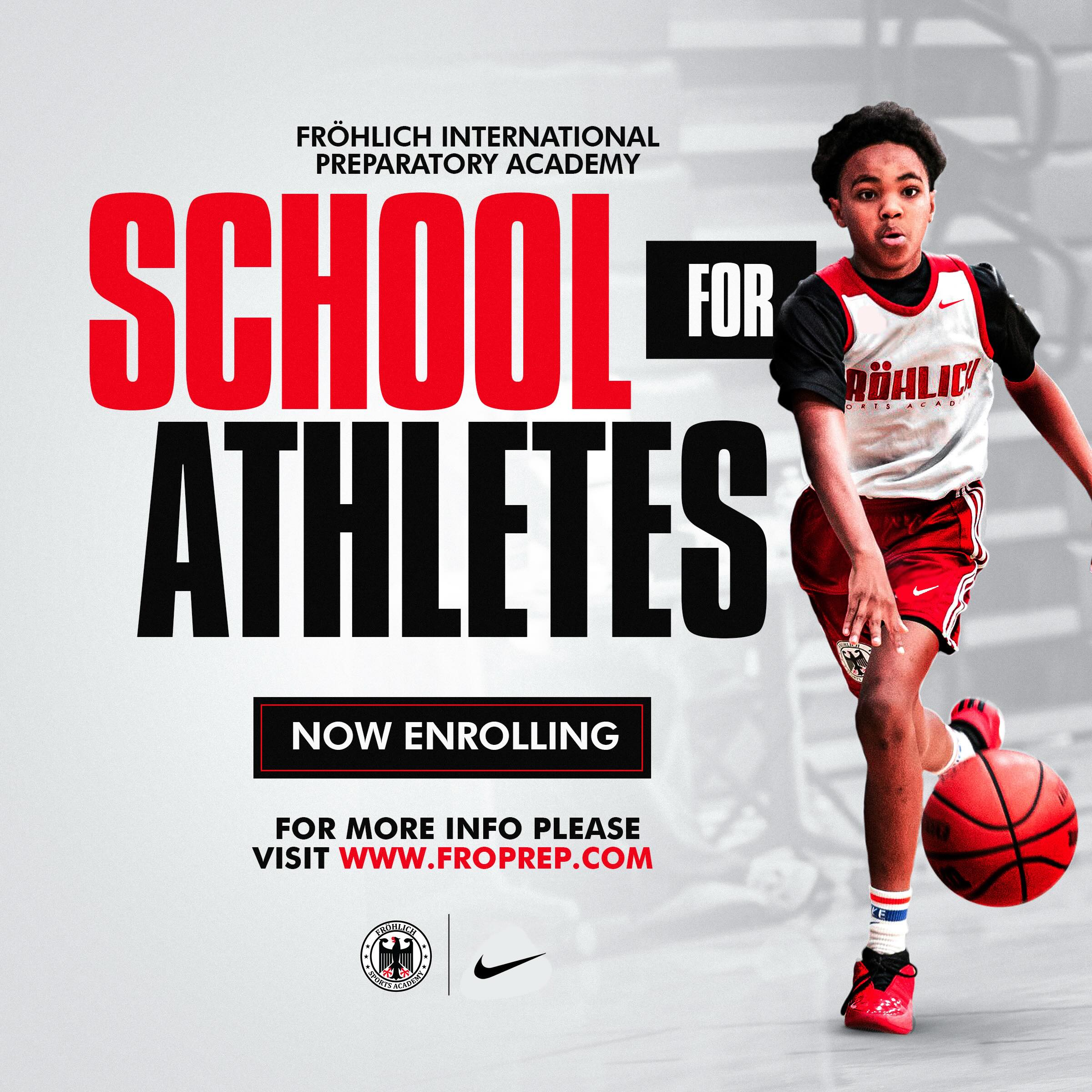 Fro Academy Facebook ad: OPEN HOUSE | Explore Education & Athletics, Join Us…