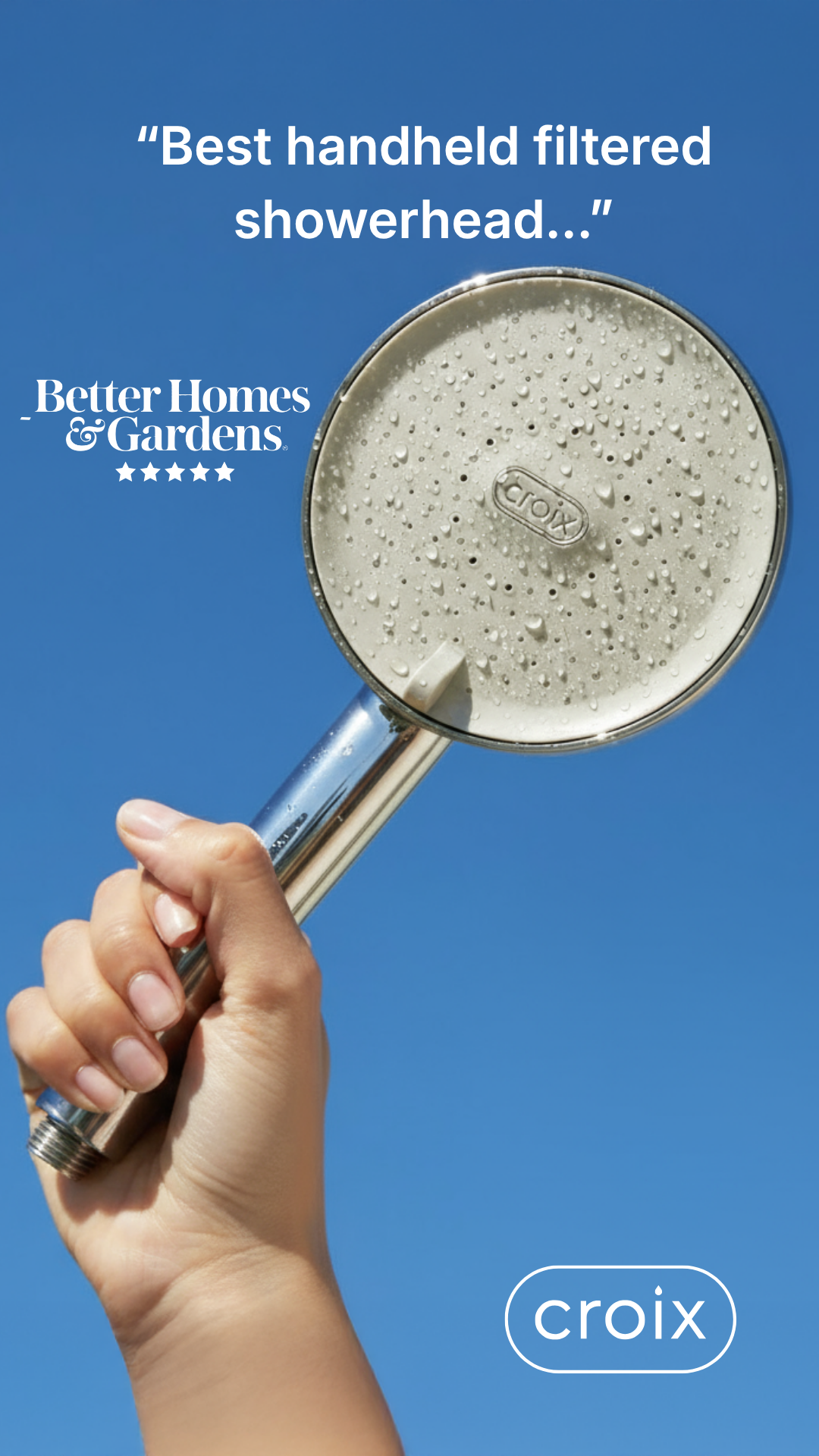 Croix- Filtered Showerheads Facebook ad from Nov 13, 2025